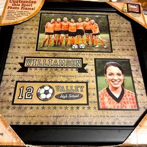 NWT NIB K & Company Customizable Sport Photo Frame Stickers 14" X 14" DIY